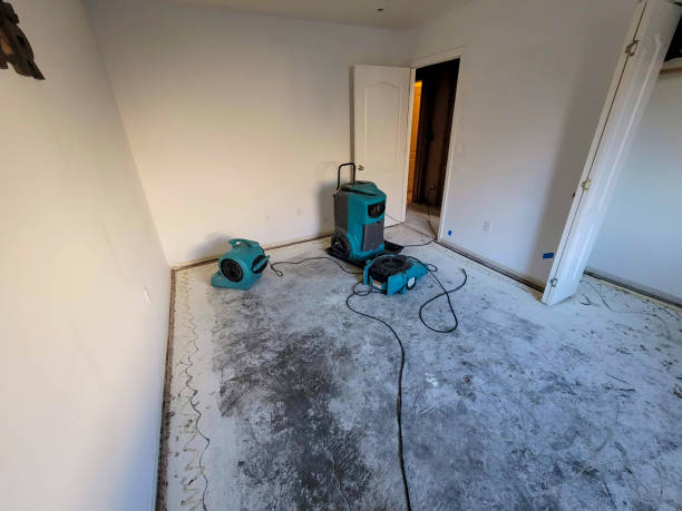 Water damage restoration process in Pierceton, IN